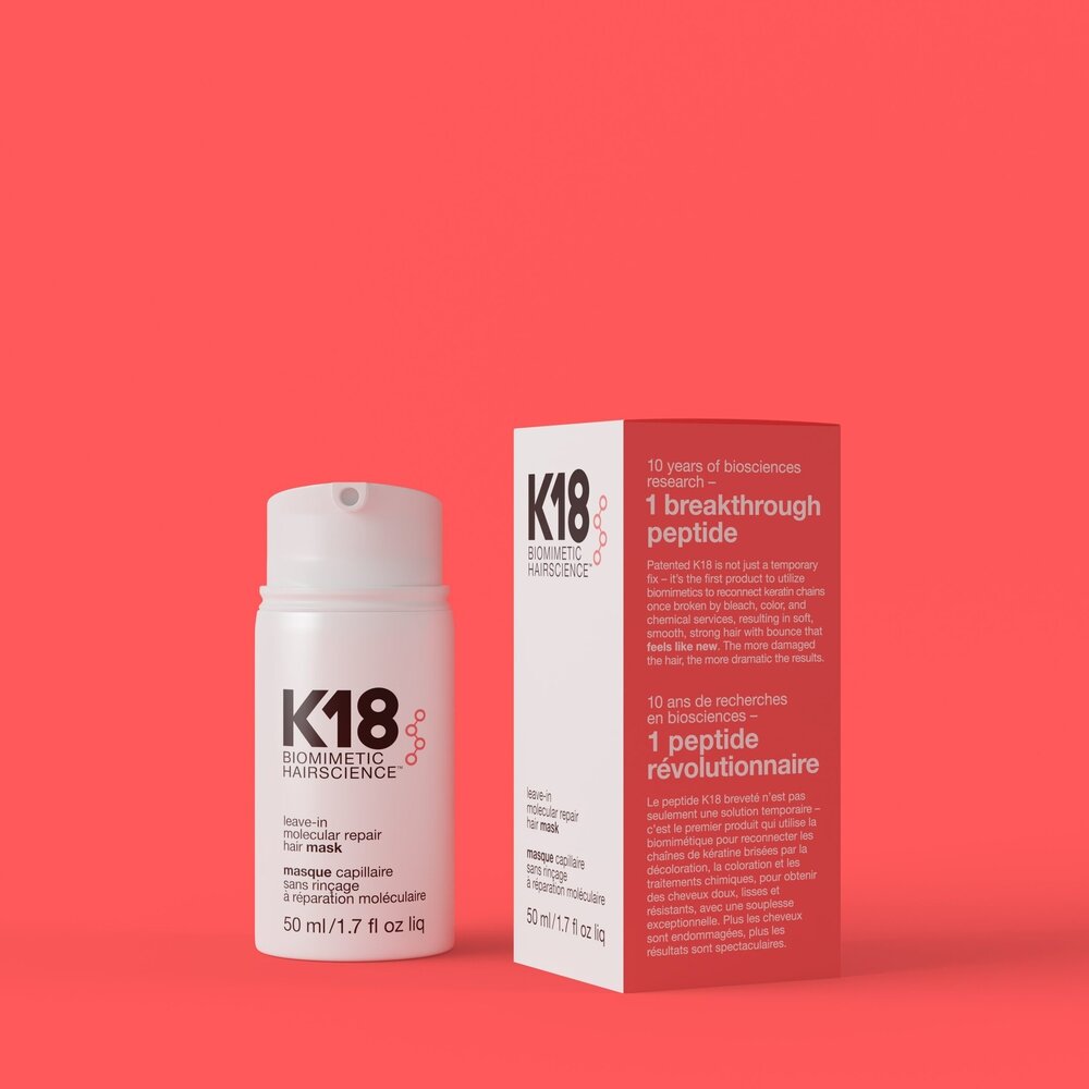 K18 Leave-In Molecular Repair Hair Mask - 15ml K18 Leave-In Molecular Repair Hair Mask - 15ml