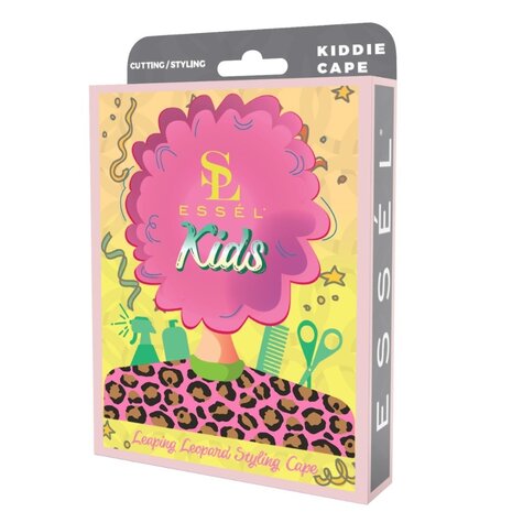 Essel Leaping Leopard Styling Cape met drukknopen- 91x74cm