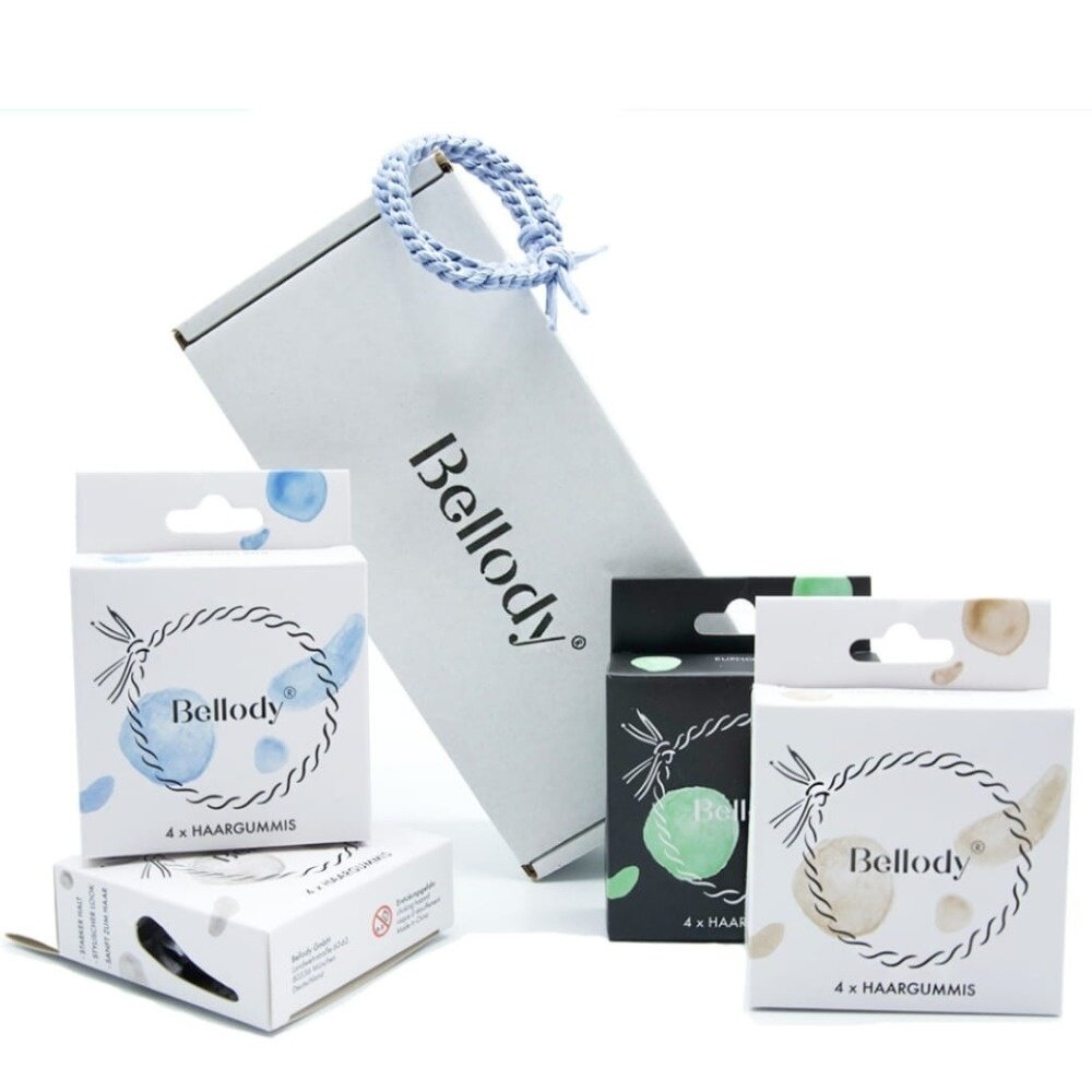 Bellody Scrunchie Haargummie Silk - Zwart