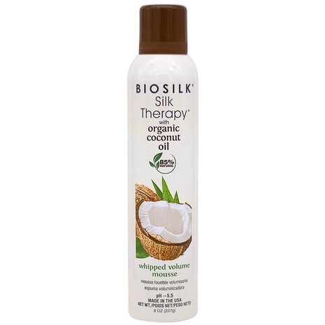 Biosilk Natural Coconut Whipped Volume Mousse - 227g.