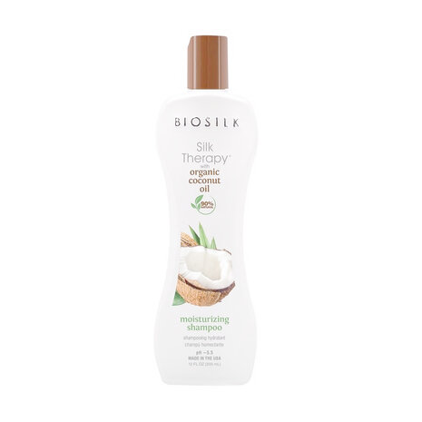 Biosilk Organic Coconut Oil Moisturizing Shampoo - 355ml