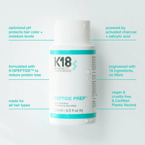 K18 Peptide Prep Detox Shampoo