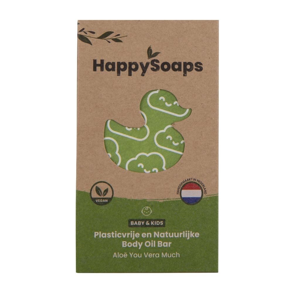 HappySoaps Baby & Kids Oil Bar Aloe You Vera Much - 80g