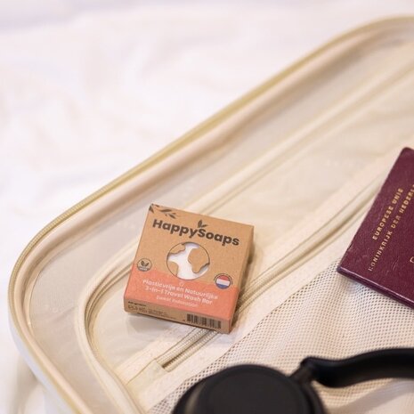 HappySoaps 3-in-1 Travel Wash Bar Sweet Relaxation - 40g