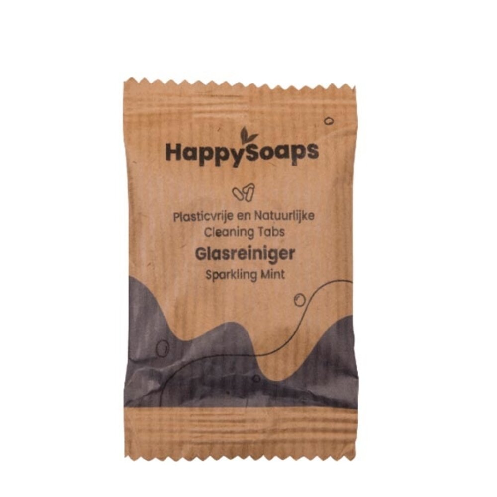 HappySoaps Cleaning Tabs Sparkling Mint Glasreiniger - 24g