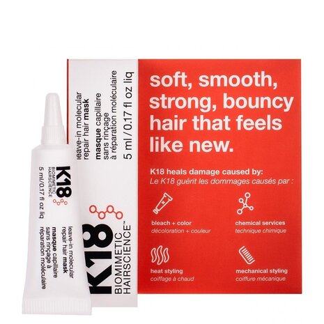 K18 Leave-In Molecular Repair Hair Mask - 5ml