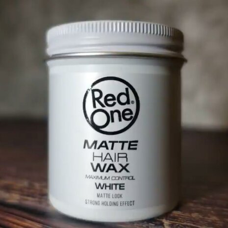 Red One White Matte Hair Wax - 100ml