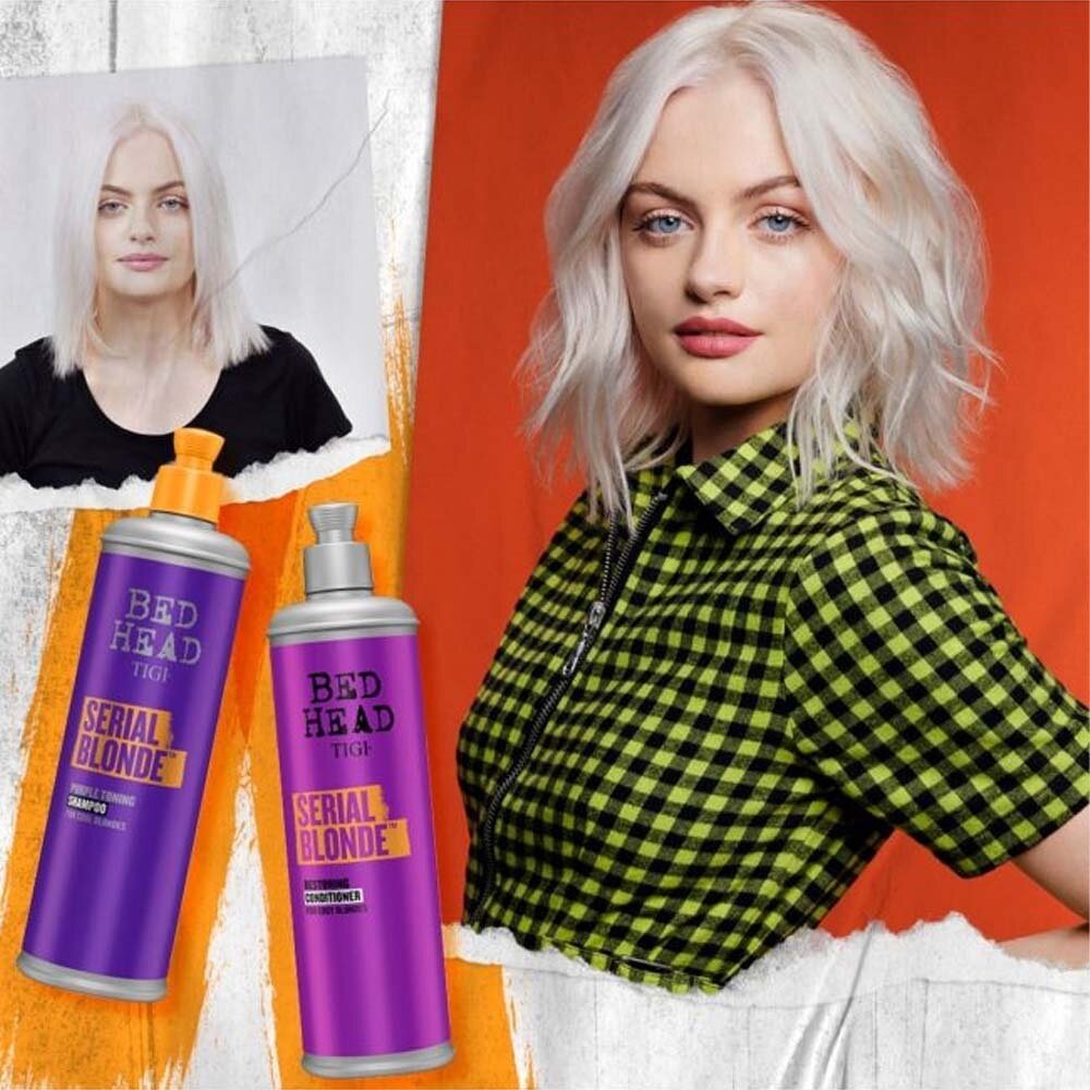 TIGI Serial Blonde Purple Toning Shampoo - 400ml