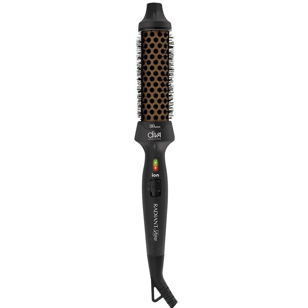 Diva Pro Radiant Shine Keramische Warmteborstel - 30mm