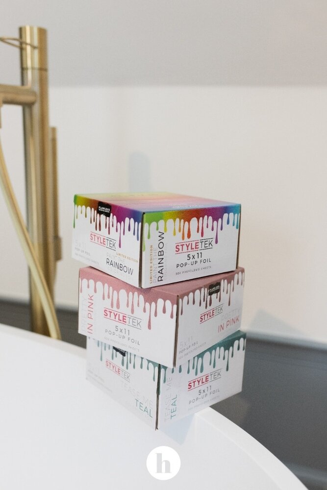 Styletek Voorgevouwen 5x11 Roze Pop Up Folie - 500st Styletek Voorgevouwen 5x11 Roze Pop Up Folie - 500st