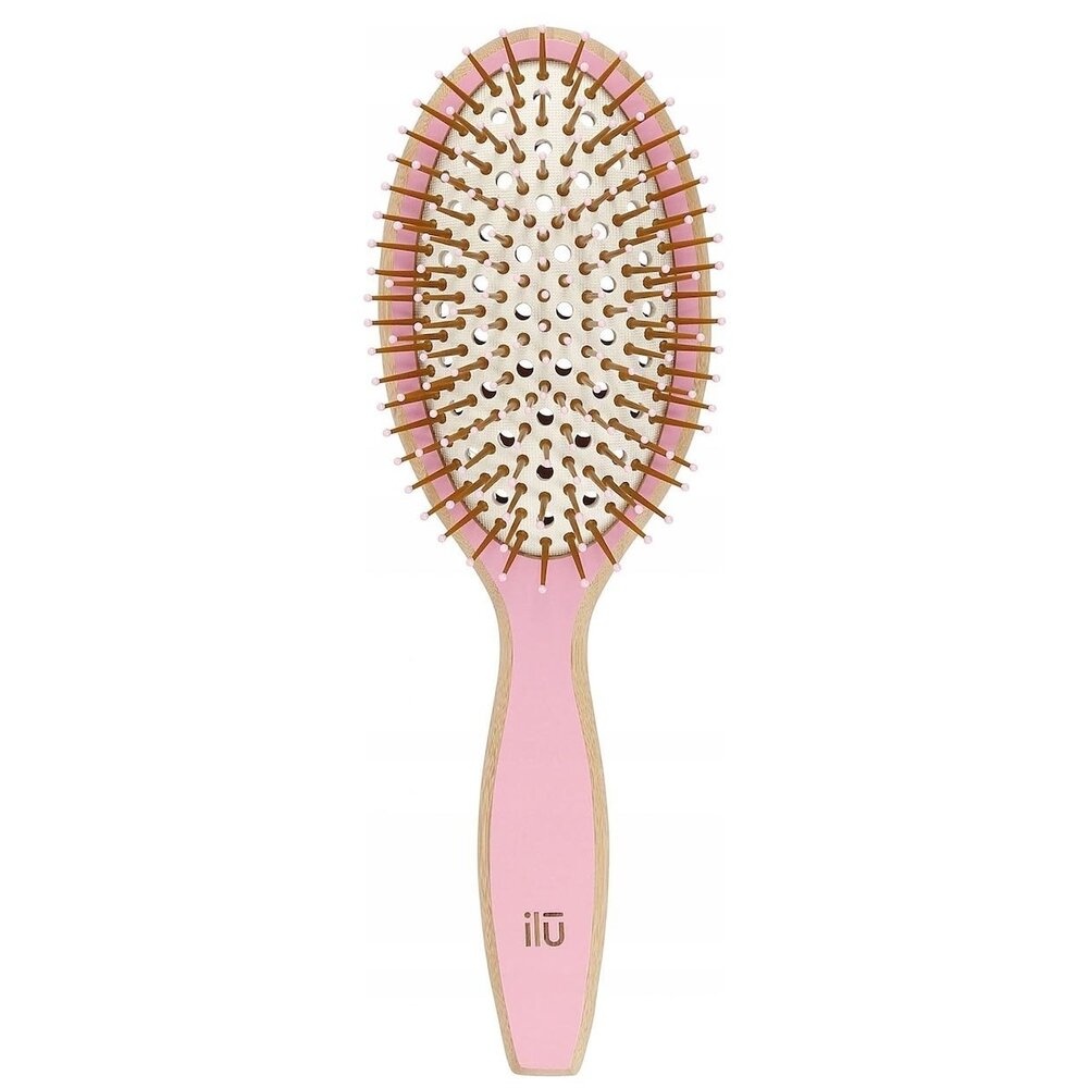 Bamboom Detangler Pink Flamingo Hairbrush - Large