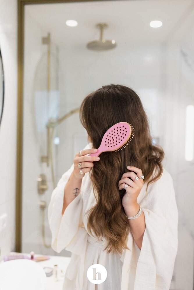 Bamboom Detangler Pink Flamingo Hairbrush - Large