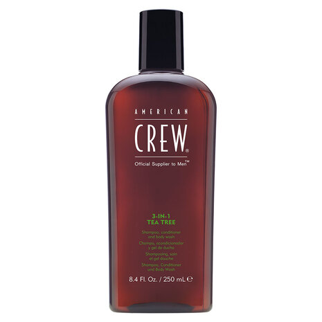 American Crew 3-in-1 Tea Tree shampoo, conditioner, body wash