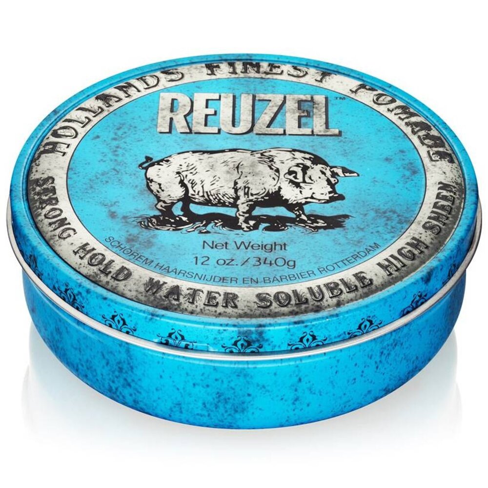 Reuzel Strong Hold Water Soluble Pomade (Blauw)