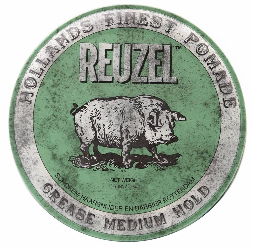 Reuzel Grease Medium Hold Pomade (Groen)