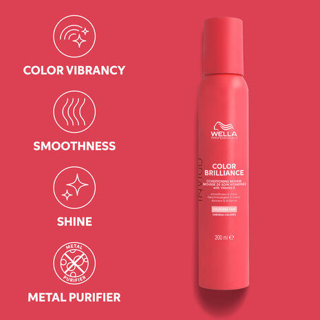 Wella Invigo Color Brilliance Vitamin Mousse - 200ml