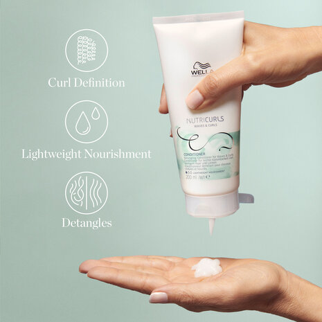 Wella Nutri Curls Detangling Conditioner for Waves & Curls