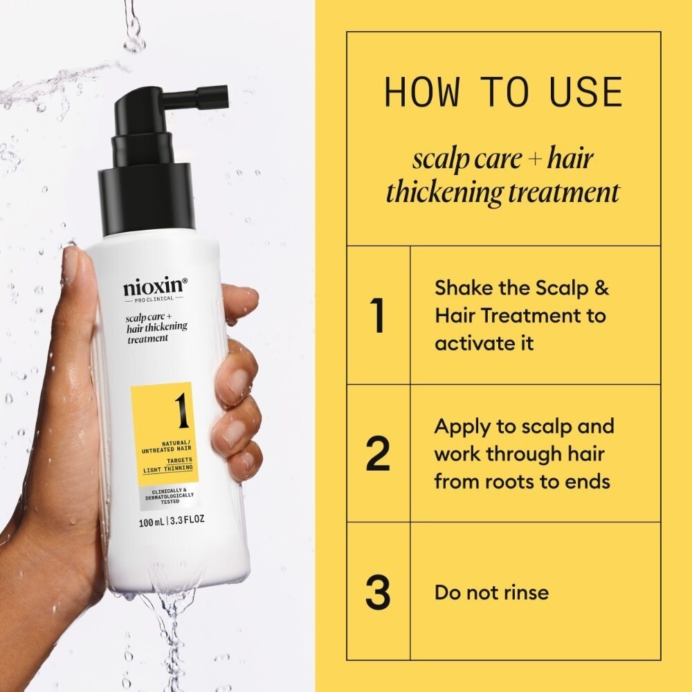 Nioxin System 1 Scalp Light Thinning Treatment  - 100ml