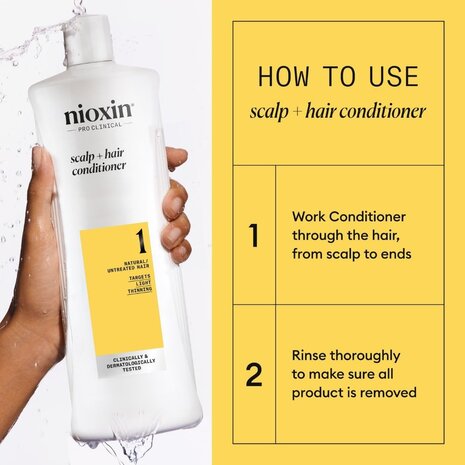 Nioxin System 1 Light Thinning Conditioner - 1000ml