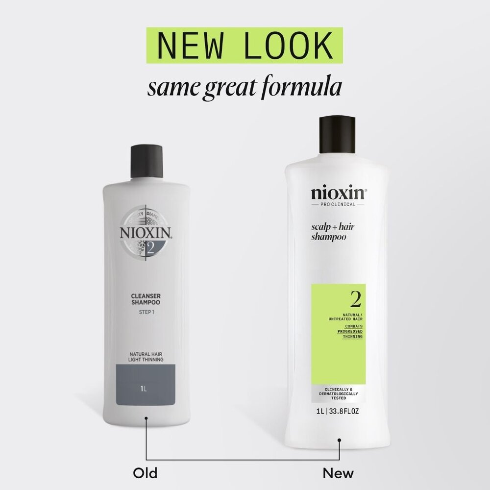 Nioxin System 2 Progressed Thinning Shampoo - 1000ml