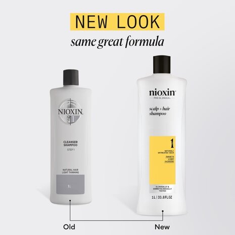 Nioxin System 1 Light Thinning Shampoo - 1000ml
