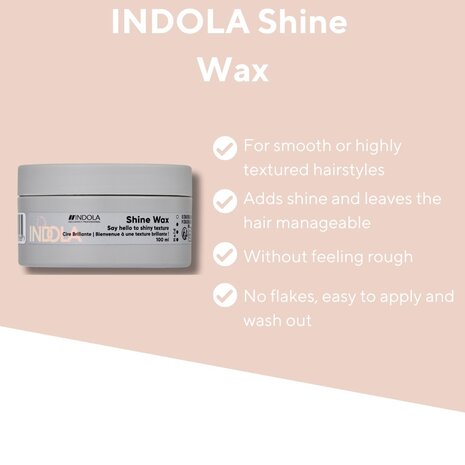 Indola Texture Shine Wax - 100ml