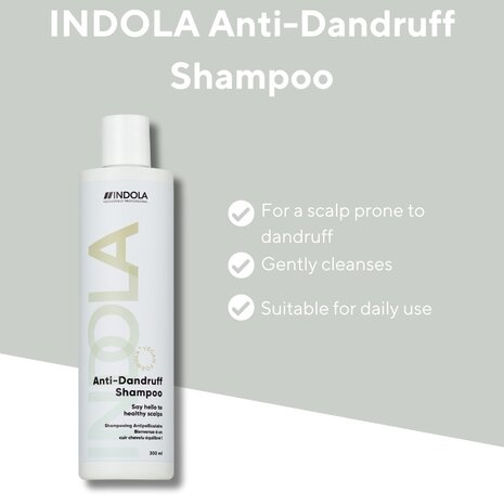 Indola Anti-Dandruff Shampoo - 300ml
