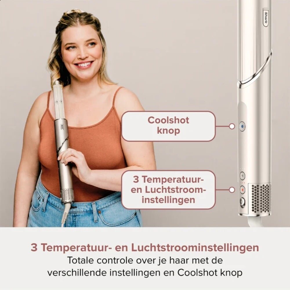 Shark Flexstyle 3-in-1 Föhn en Multistyler - Stone