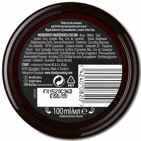STMNT Grooming Dry Clay - 100ml