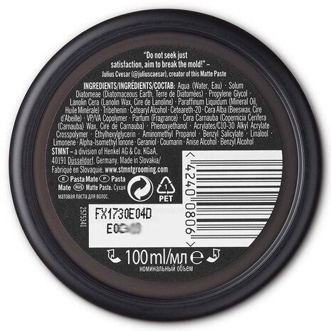 STMNT Grooming Matte Paste - 100ml