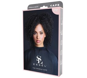 Essel The Crinkle Cape - Zwart