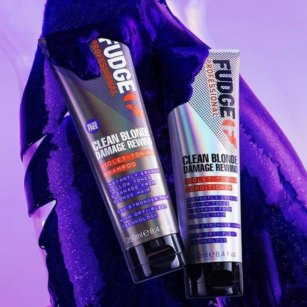Fudge Clean Blonde Damage Rewind Violet Shampoo