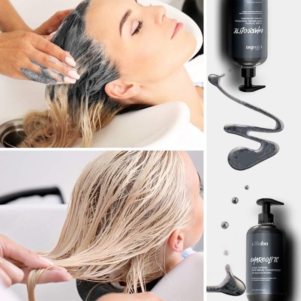 Difiaba Charcolite Cool Toning Anti-Brass Shampoo