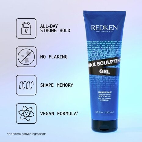 Redken Hardwear 16 Max Sculpting Gel - 250ml