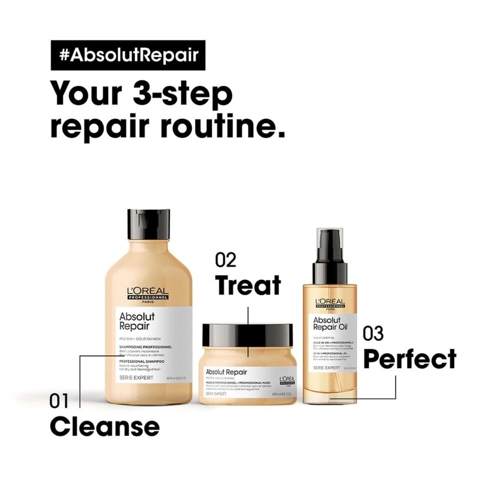 L'Oreal SE Absolut Repair Wheat Oil Serum - 90ml