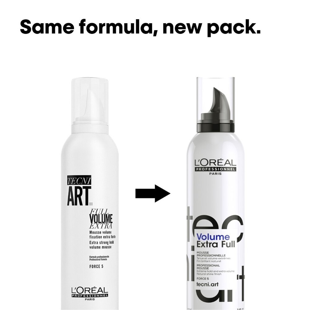 L'Oreal TecniArt Full Volume Extra Strong Mousse - 250ml