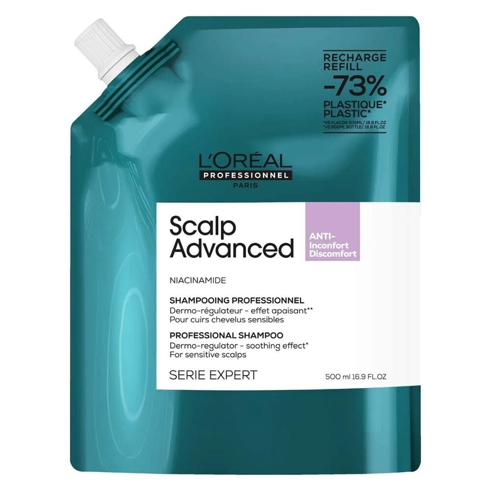 L'Oreal SE Scalp Advanced Anti-Discomfort Shampoo Refill -500ml