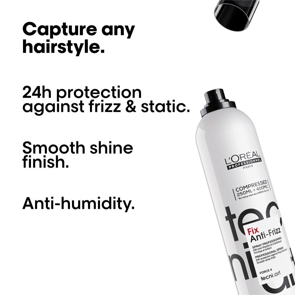 L'Oreal TecniArt Fix Anti Frizz Haarspray - 250ml