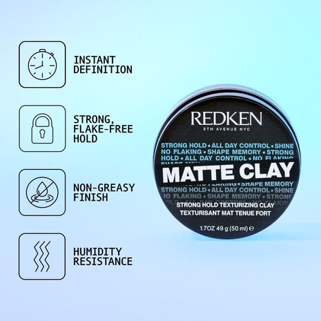 Redken Texturize Rough Clay 20 Matte Texturizer - 75ml