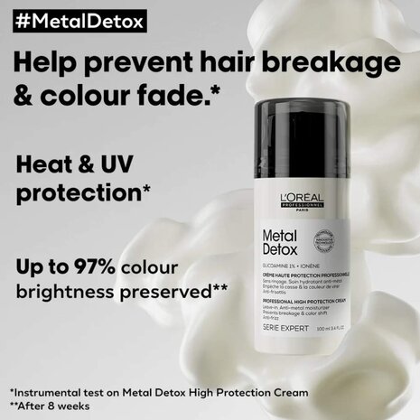 L'Oreal Metal Detox High Protection Leave In crème - 100 ml