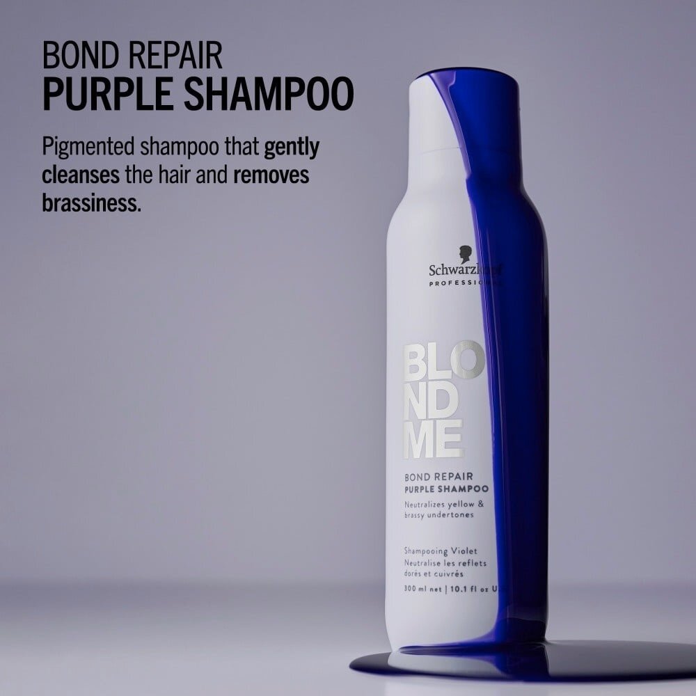 Schwarzkopf BlondMe Bond Repair Purple Shampoo Schwarzkopf BlondMe Bond Repair Purple Shampoo