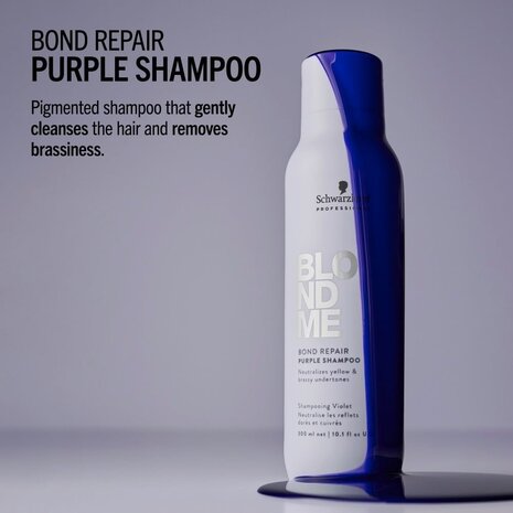 Schwarzkopf BlondMe Bond Repair Purple Shampoo Schwarzkopf BlondMe Bond Repair Purple Shampoo