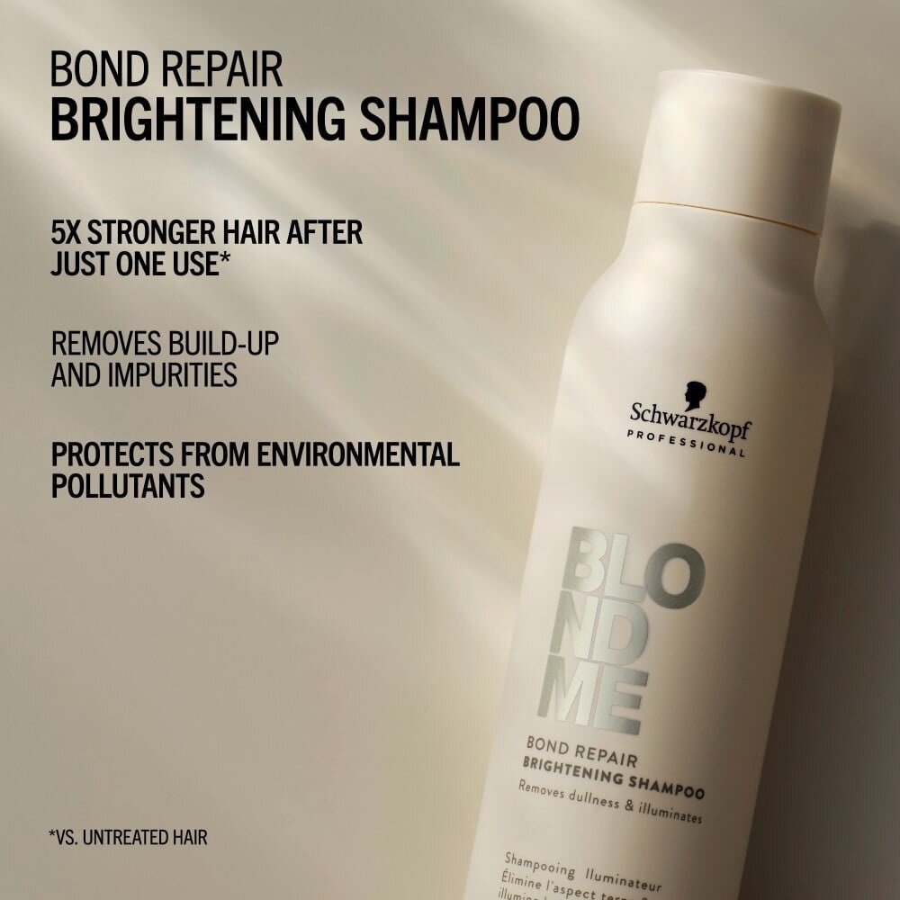 Schwarzkopf BlondMe Bond Repair Brightening Shampoo Schwarzkopf BlondMe Bond Repair Brightening Shampoo