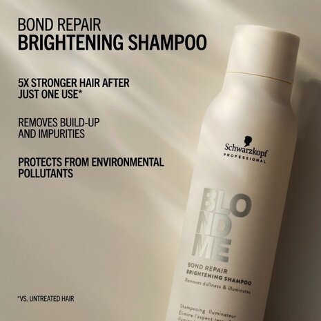 Schwarzkopf BlondMe Bond Repair Brightening Shampoo Schwarzkopf BlondMe Bond Repair Brightening Shampoo