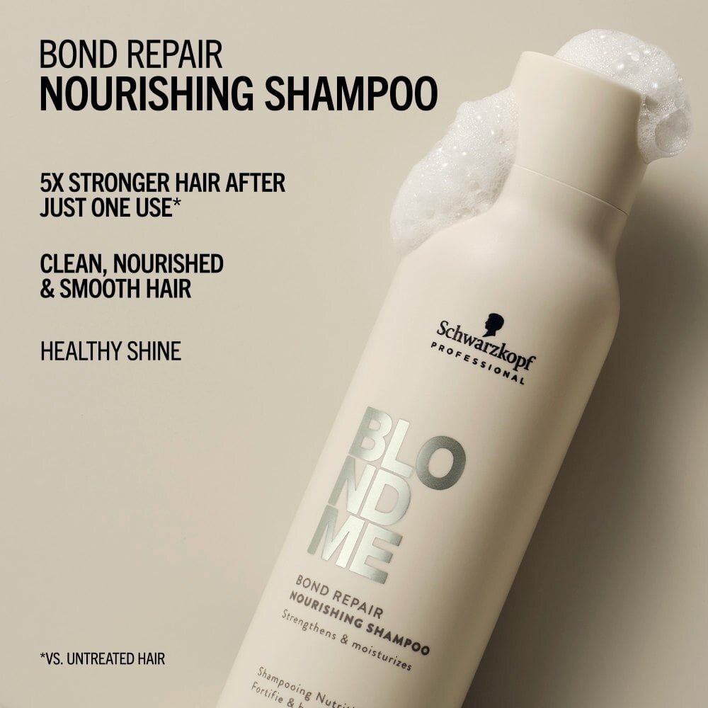 Schwarzkopf BlondMe Bond Repair Nourishing Shampoo Schwarzkopf BlondMe Bond Repair Nourishing Shampoo