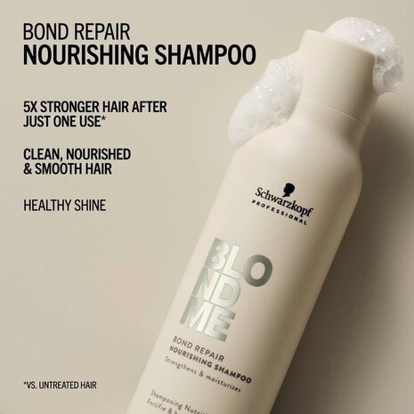 Schwarzkopf BlondMe Bond Repair Nourishing Shampoo Schwarzkopf BlondMe Bond Repair Nourishing Shampoo