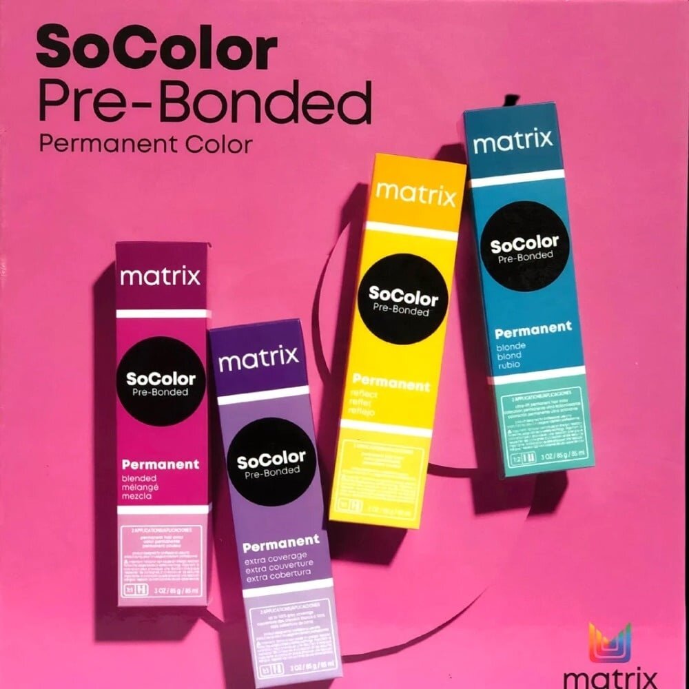 Matrix SoColor Pre-Bonded Permanent Color Chart