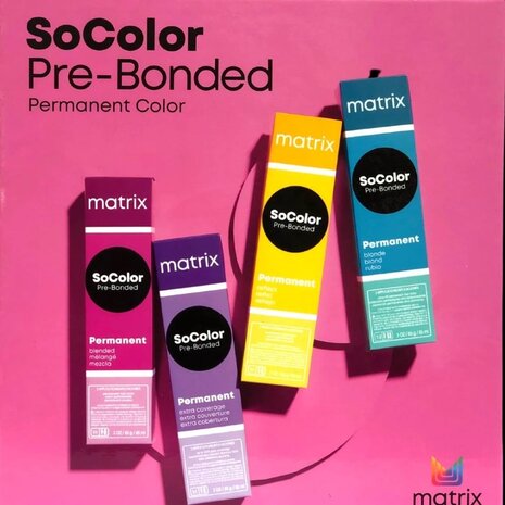 Matrix SoColor Pre-Bonded Permanent Color Chart