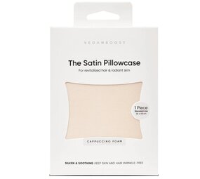 Veganboost Satin Pillowcase Cappucino Foam