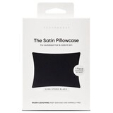Veganboost Satin Pillowcase Lava Stone Black
